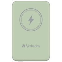 Verbatim Powerbank 10000 mAh Green, 15W, PD20W, USB-C