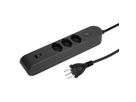 Steffen Bloc multiprises de bureau Alu Desk, 2x T13, 1x USB-A, 1x USB-C, 1.5m, blanc