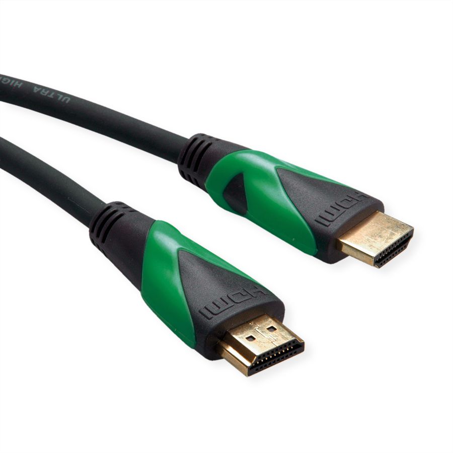 ROLINE GREEN ATC Câble HDMI avec Ethernet Ultra HD 8K, M/M, noir, 3 m