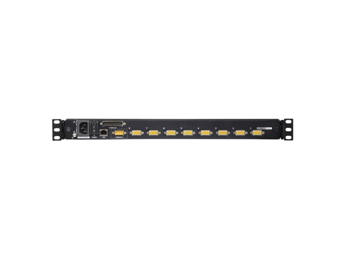 ATEN CL5708iN LCD KVM Switch Over IP, USB-PS/2,VGA , 8-Ports Schweiz