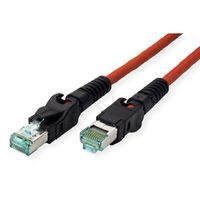 EasyLan VarioBoot Patchkabel Cat.6A, S/FTP, rot, 0,5 m