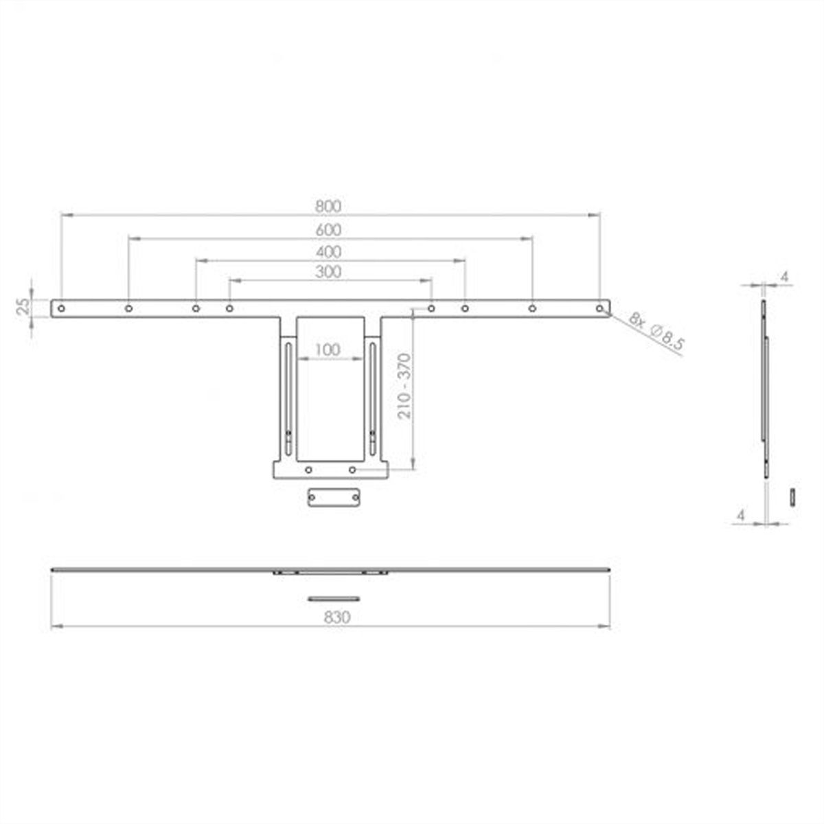 Hagor MeetUp Display-Adapter 55 - 75"
