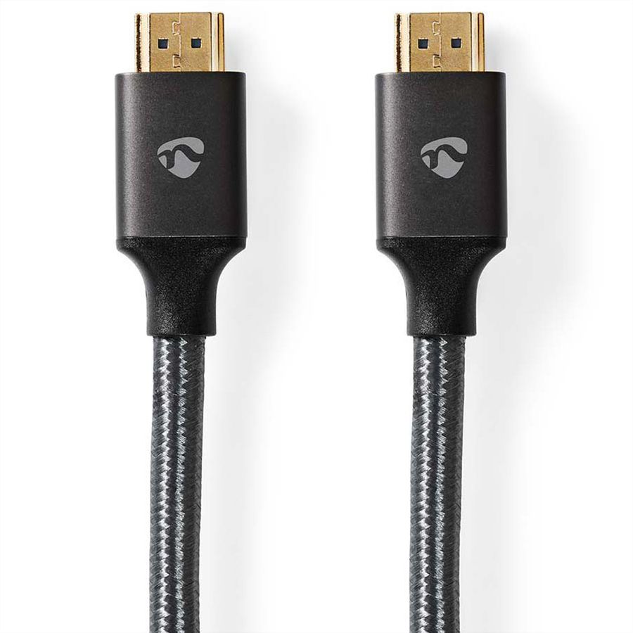 Nedis 8K HDMI Ultra HD Kabel, ST/ST, grau, 3m