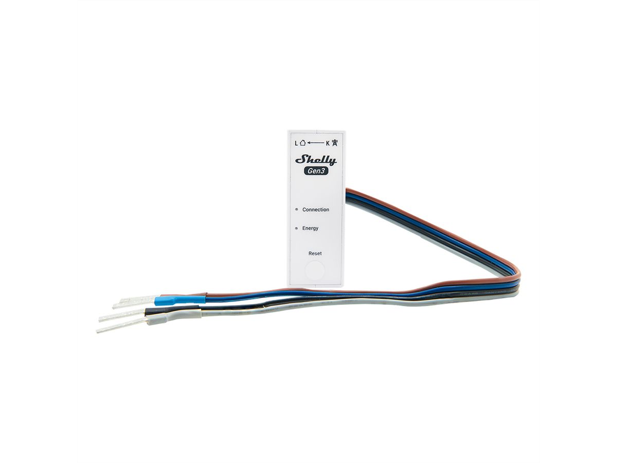 Shelly Mesureur d'énergie 3EM-63W Gen3