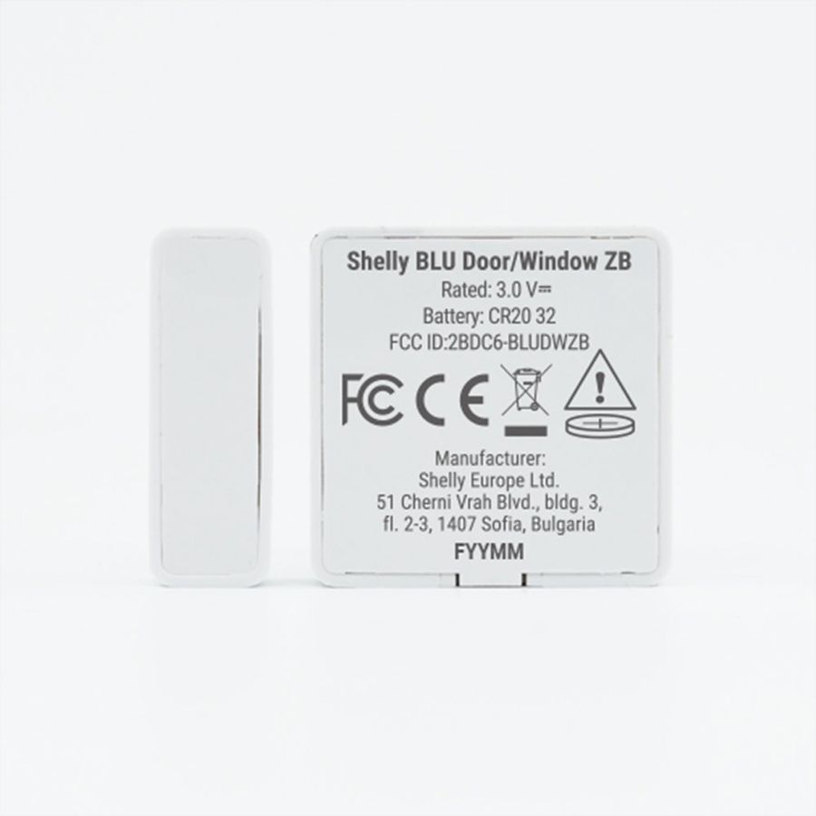 Shelly Tür & Fenstersensor BLU, Zigbee, weiss