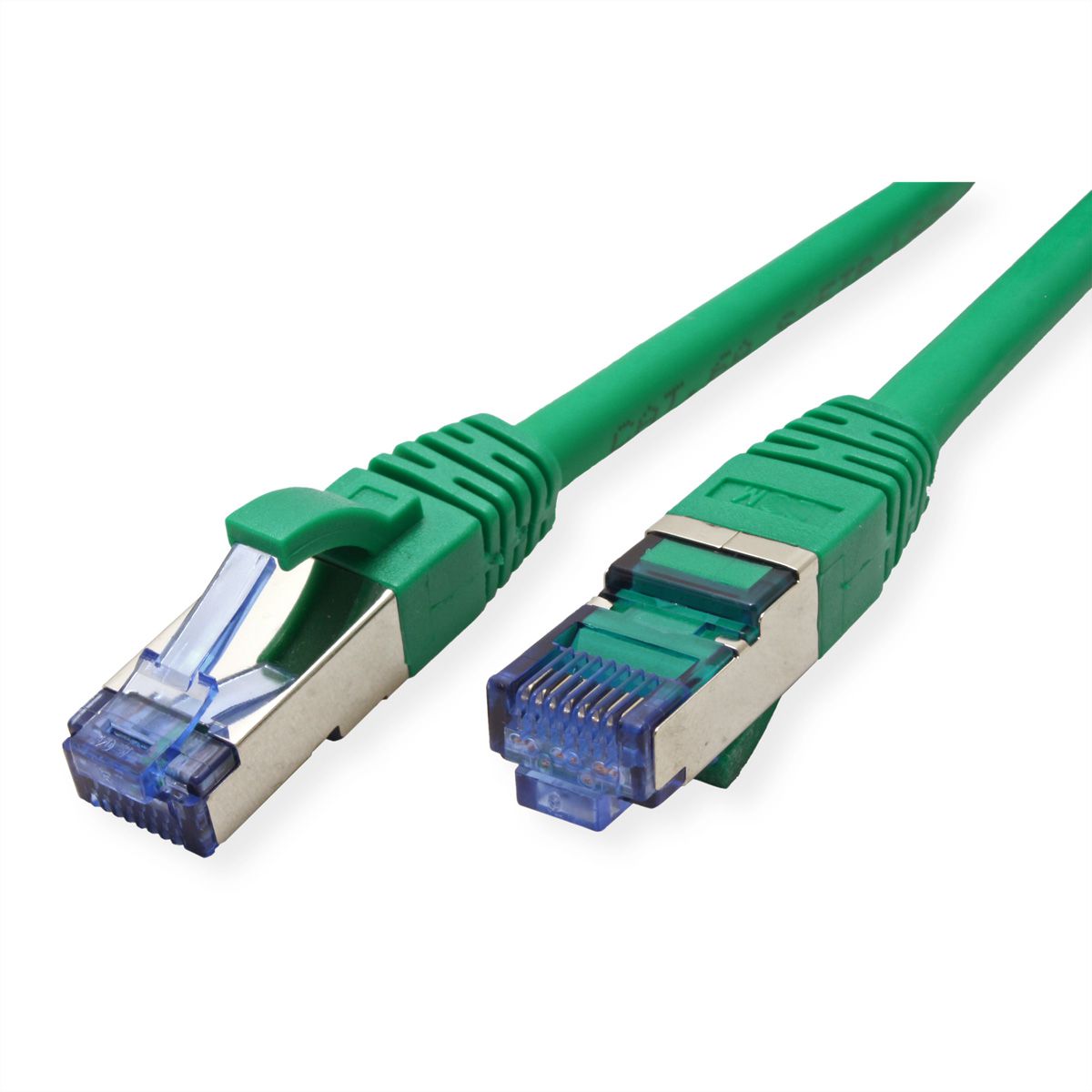 Cordon VALUE Cat.6A (Classe EA) / 10 Gigabit S/FTP, LSOH, vert, 5 m