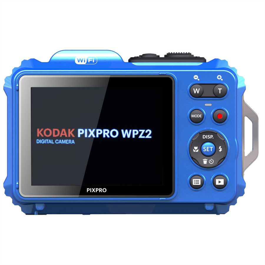 Kodak Unterwasserkamera WPZ2, blau, 4x opt. Zoom, 15m, 16MP, WiFi, HD Video