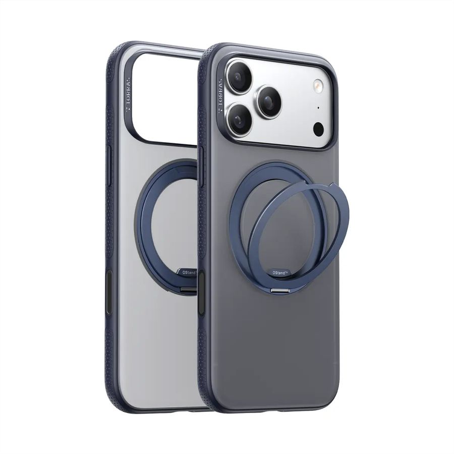 Torras Ostand R Fitness Case , iPhone 17 Pro, MagSafe, bleu