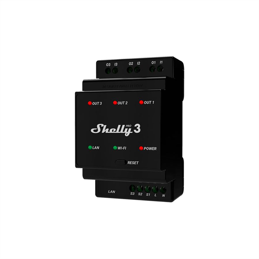 Shelly  Actionneur de commutation PRO 3