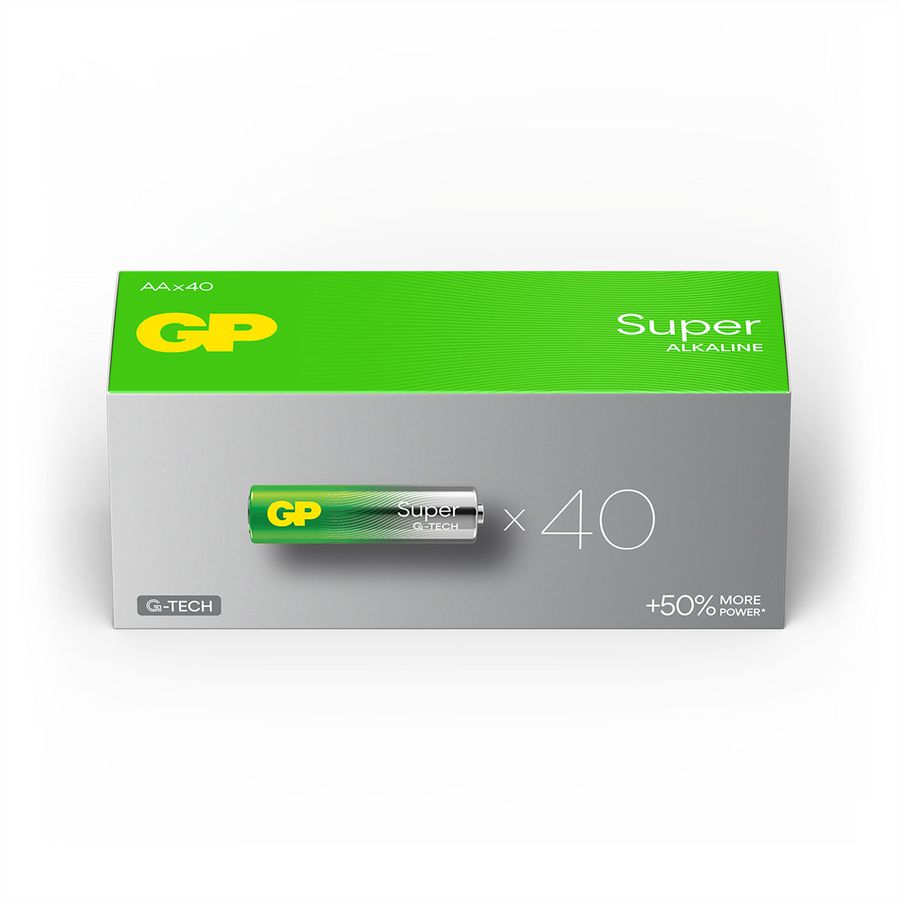 GP Batteries Super Alkaline AA 40x