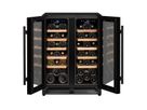 Climadiff Armoire à vin CBU40D1B, encastrable, 2 zones, 40 bouteilles