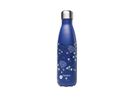 Qwetch Wildflower Isolierte Stahlflasche 500ml, dunkelviollet