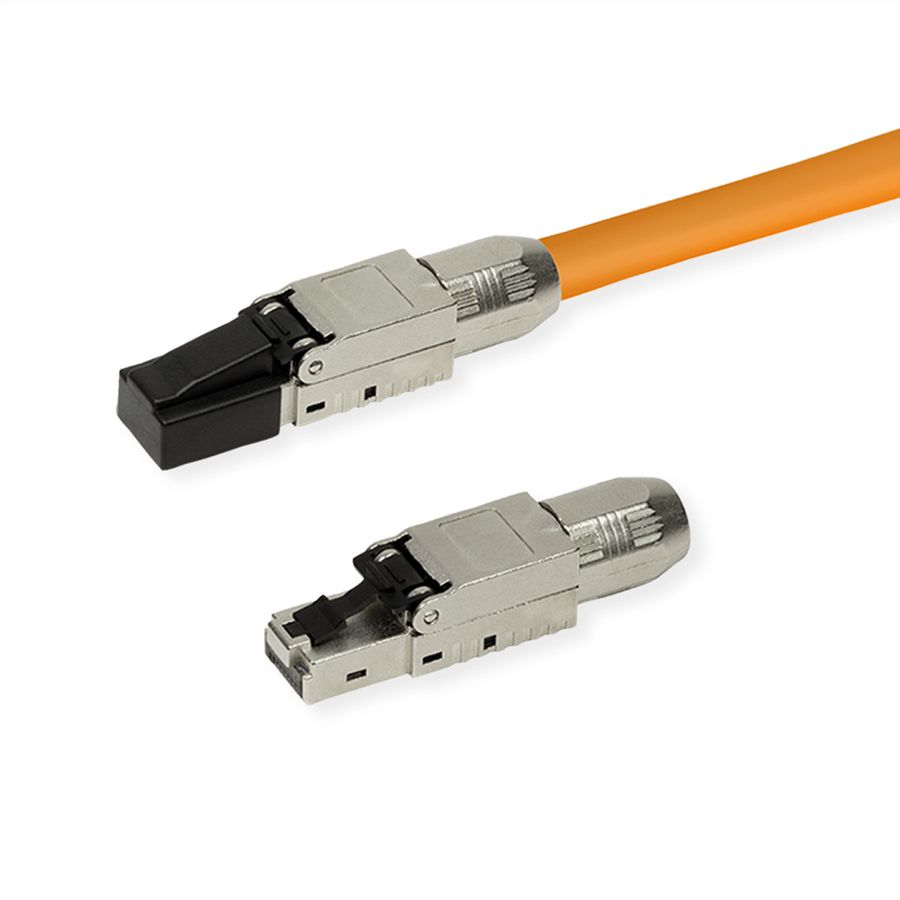 ROLINE Connecteur RJ-45 à confectionner Cat.6A (Classe EA), STP, argent