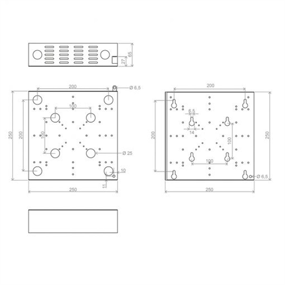 Hagor HP PC Box Optionale Box für Mini PC -abschließbar