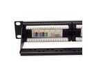 VALUE Panneau de brassage Cat.6A (Classe EA) 19", 24 ports, UTP, noir