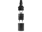 Steffen FIX Adapter DE/CH, CEE7/17 T11 2-polig dezentral schwarz