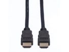 ROLINE HDMI High Speed Kabel mit Ethernet, schwarz, 5 m