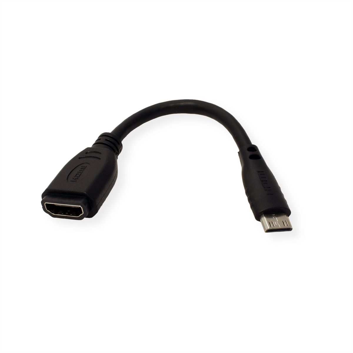 VALUE Câble adaptateur HDMI, HDMI F - HDMI Mini M
