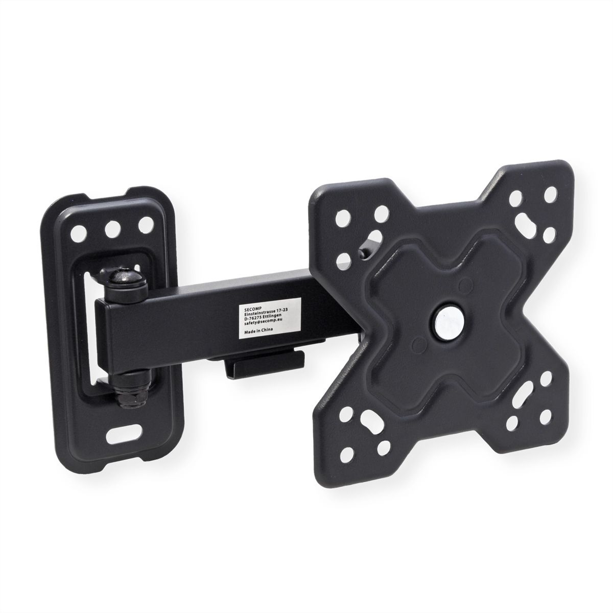 ROLINE Bras TV mural pivotant, 2 axes, 13-32 pouces, jusqu'à 20 kg