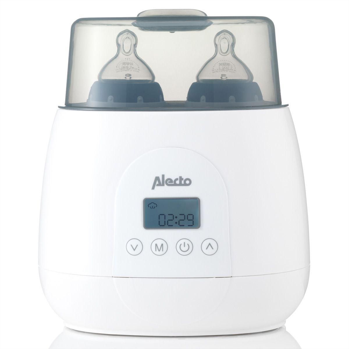 Alecto Chauffe-biberon duo BW-700TWIN numérique, pour chauffer et appliquer