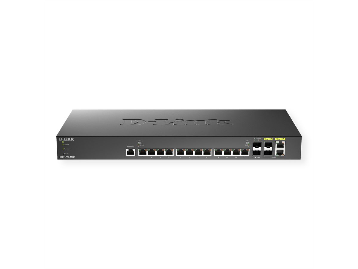 D-Link DXS-1210-16TC Switch 16 ports Smart Managed 10G 2x SFP+ 2x Combo