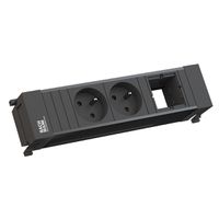 BACHMANN POWER FRAME 2xUTE 1xCM profilé plastique noir