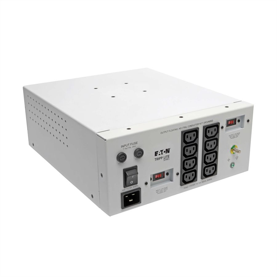 Eaton Isol. Trafo Dual-Volt. 115/230V 1800W 60601-1 Medical C20 In 8 C13 Out