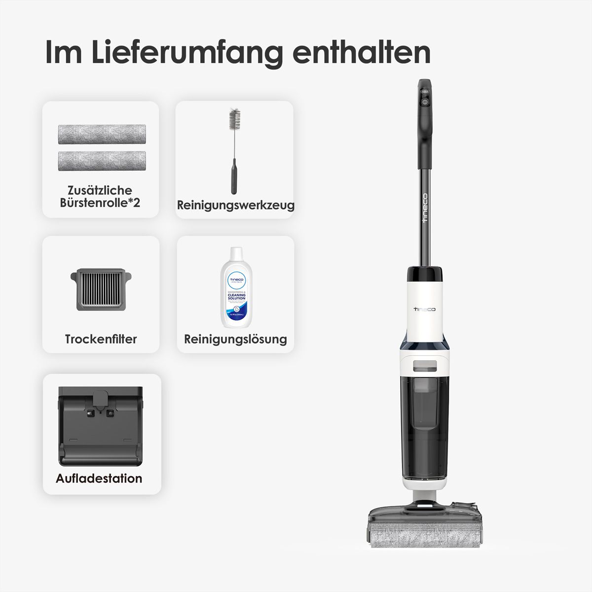 Tineco FLOOR ONE S5 Extensible Extrême, Aspirateur laveur