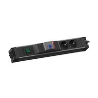 BACHMANN STEP ALU 2xCEE7/3 1xFI 1xinterrupteur GST18