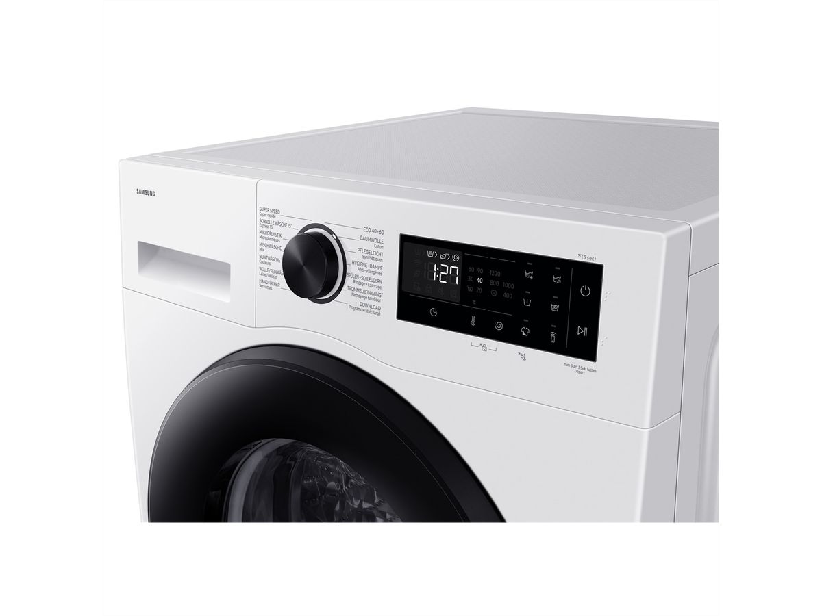 Samsung Waschmaschine WW5000 10kg, A, weiss, AI EcobubbleTM