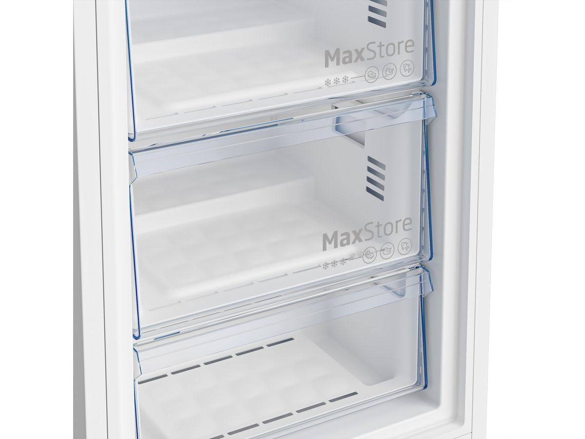 Beko Congélateur GF220, NoFrost, 220l, 151.5cm, blanc