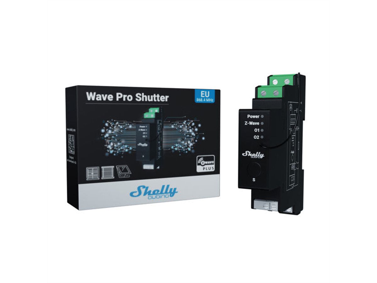 Shelly  Actionneur de commutation Qubino WavePro Shuttr