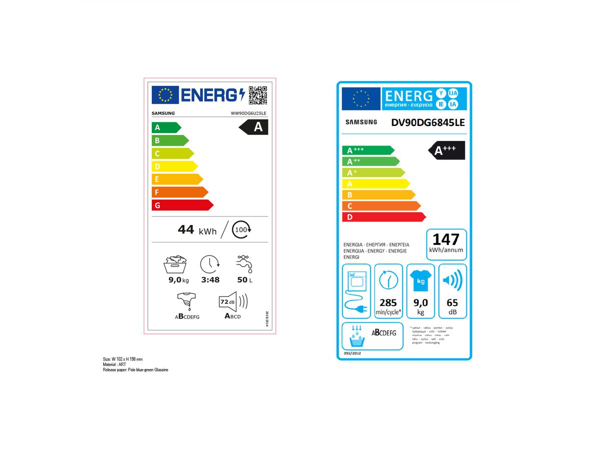 Samsung Waschturm WW6000_DV6000, 9/9kg WW90DG6U25LEU5_DV90DG6845LEU5_SKK-DF