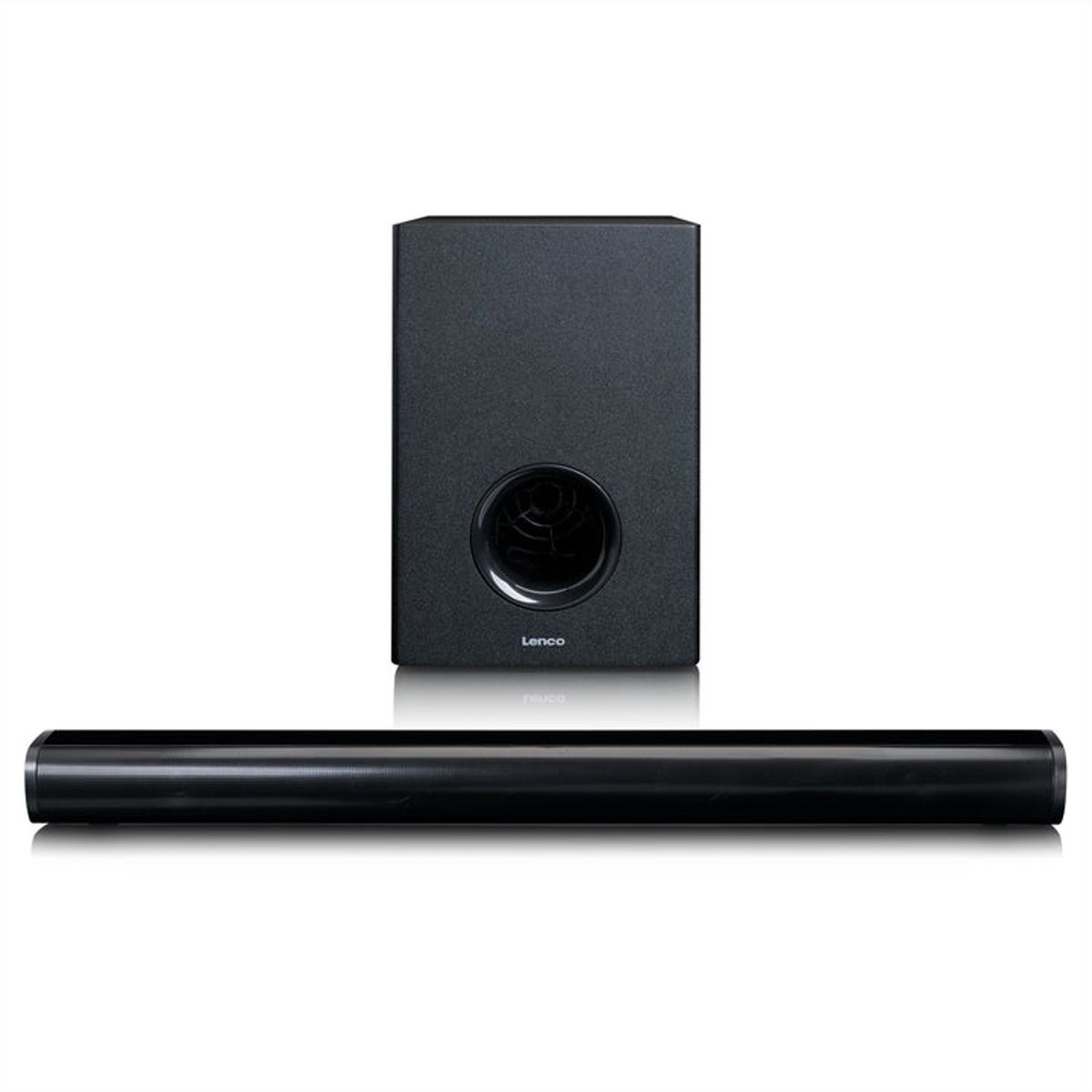 Lenco Barre de son avec subw. SBW-801BK, noir, HDMI