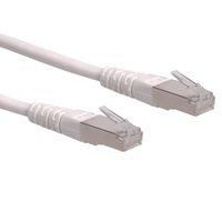 ROLINE Patchkabel Cat.6 (Class E) S/FTP (PiMF), weiß, 0,3 m