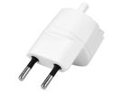 Steffen FIX Adapter DE/CH, CEE7/17 T11 2-polig dezentral weiss