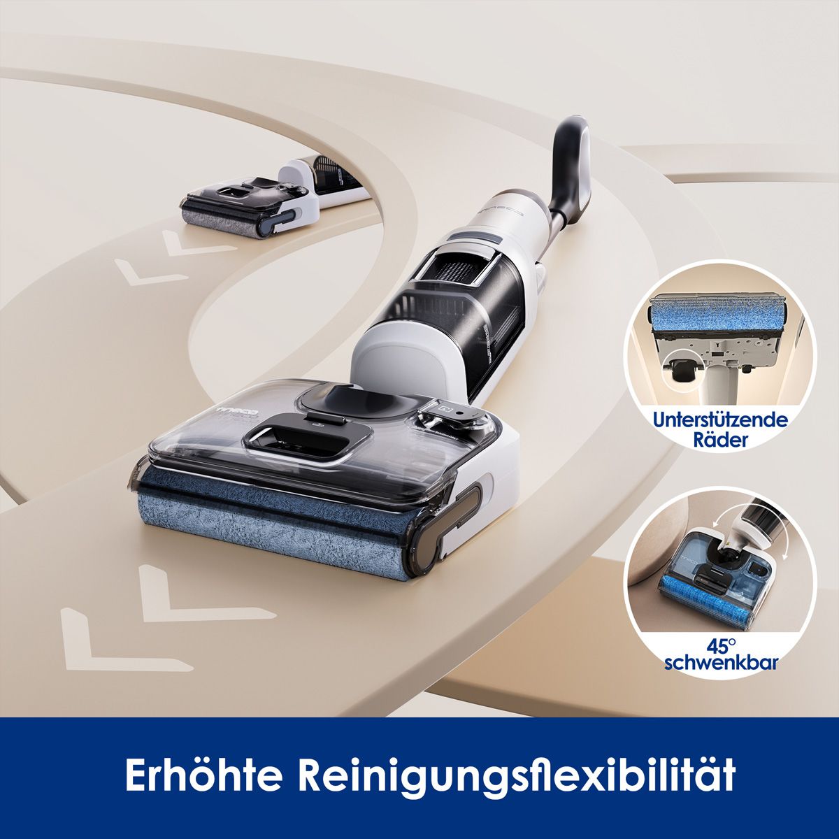 Tineco FLOOR ONE S5 Extensible Extrême, Aspirateur laveur
