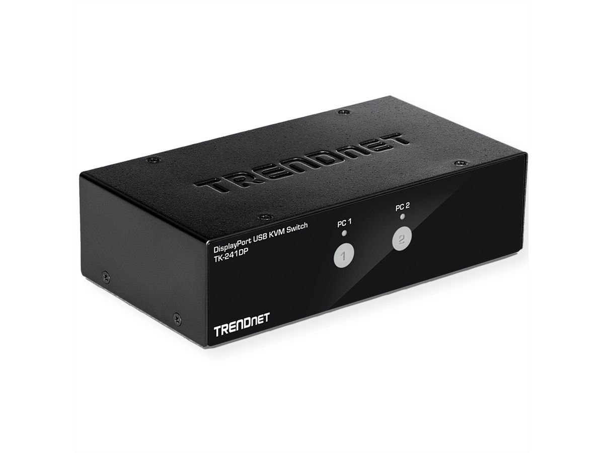 TRENDnet TK-241DP KVM Switch 2-Port DisplayPort