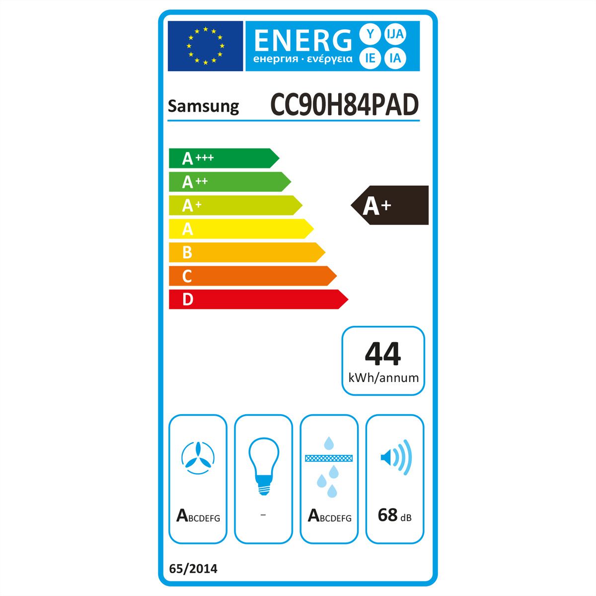 Samsung Kochfeld mit integriertem Dunstabzug 80 cm, FlexZone, 720m³/h,  A+
