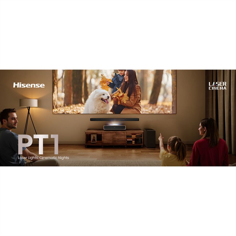 Hisense Laser TV PT1, 80"-120", 2500AL, 4K
