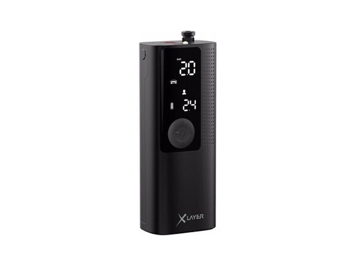 XLayer Mobiler Akku Luftkompressor, 8.0 bar 2.000 mAh