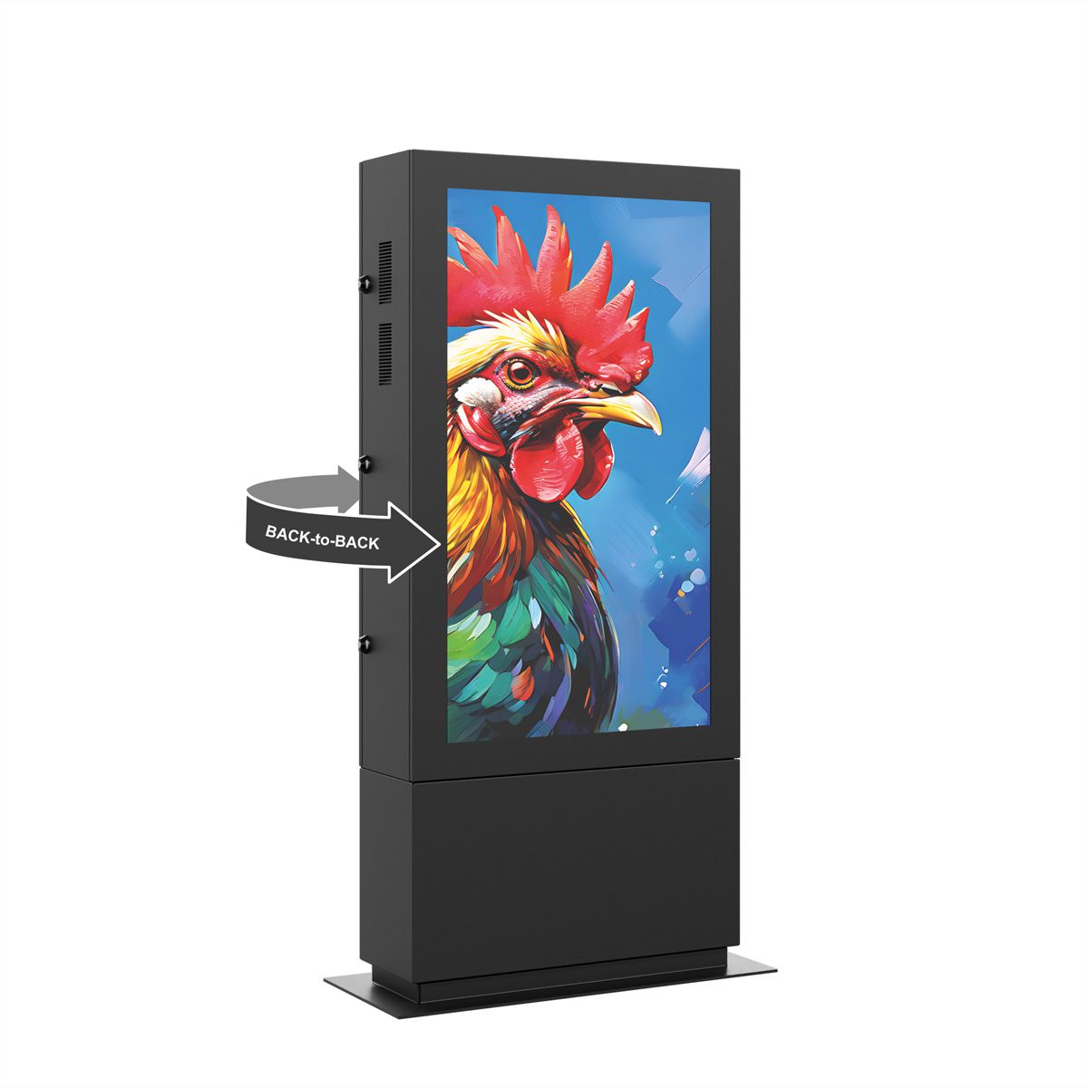 Hagor Totem ext. SOPK 65" Portrait, noir
