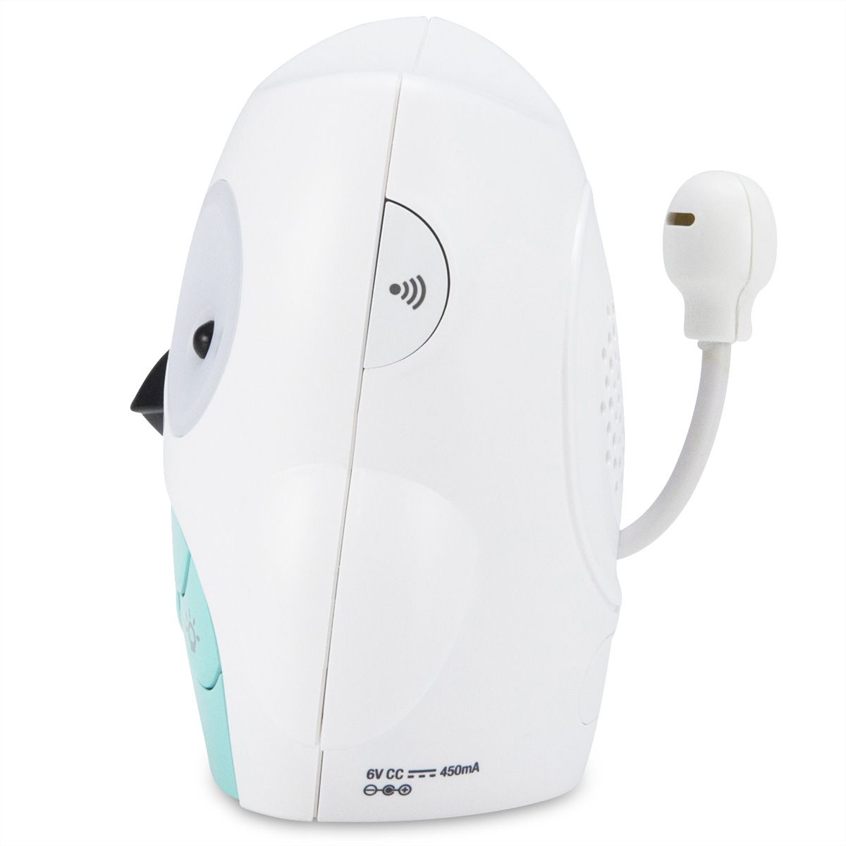 Alecto Digitales Bébéphone DBX-84, Chouette, blanc/vert menthe