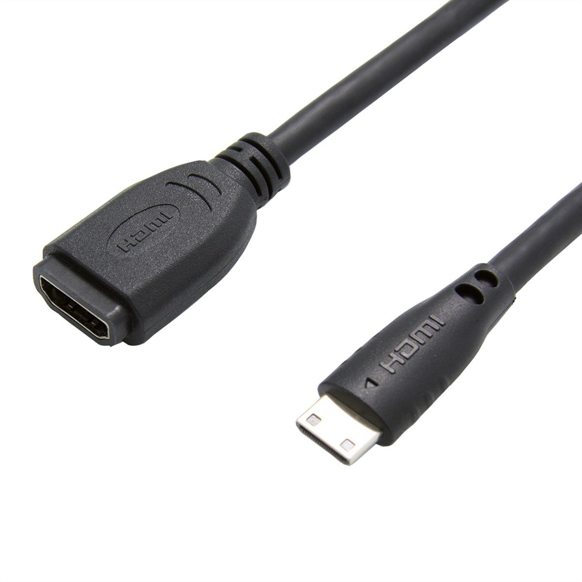 VALUE Câble adaptateur HDMI, HDMI F - HDMI Mini M