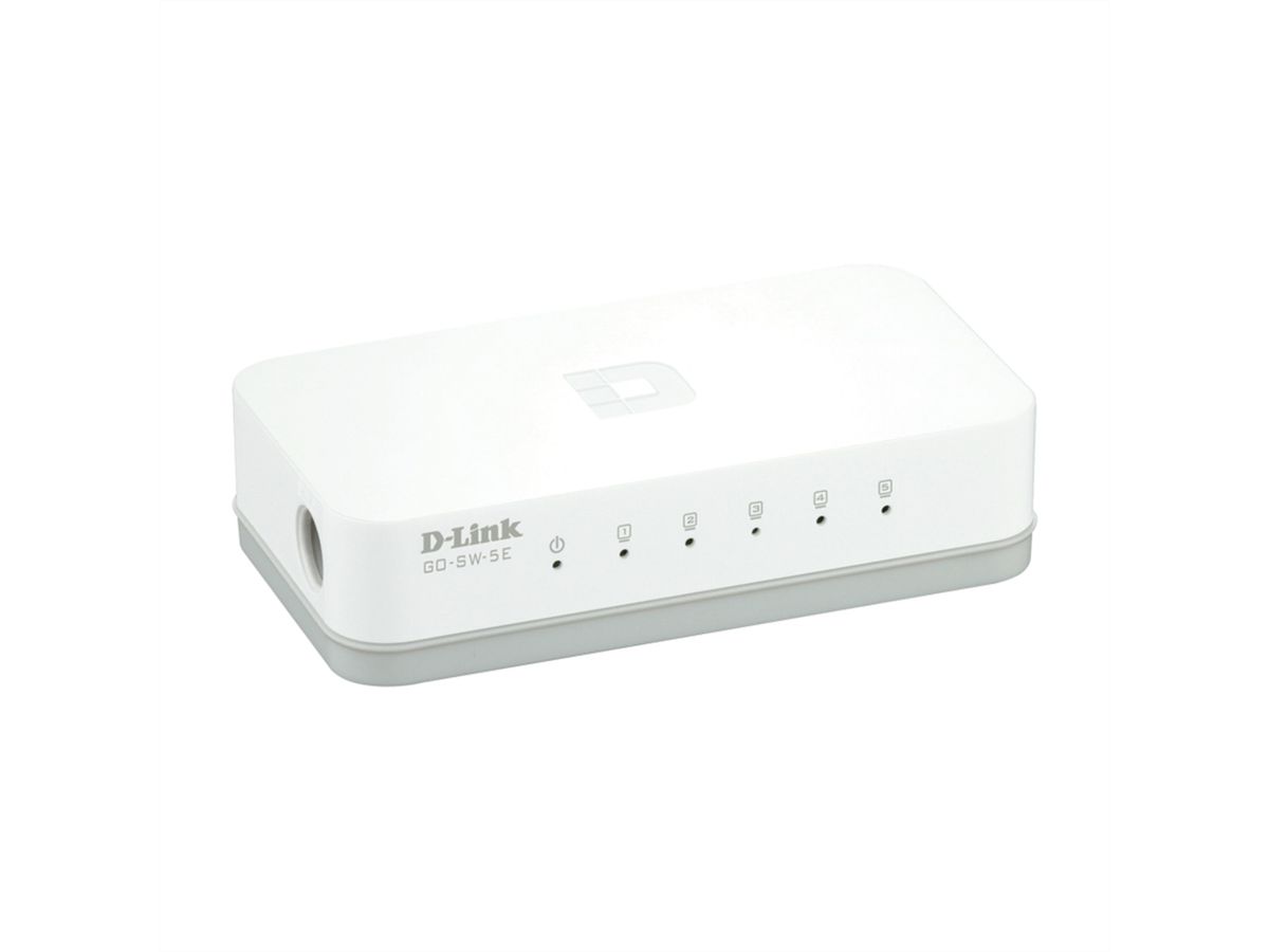 D-Link GO-SW-5E/E Switch bureau 5 ports Fast Ethernet