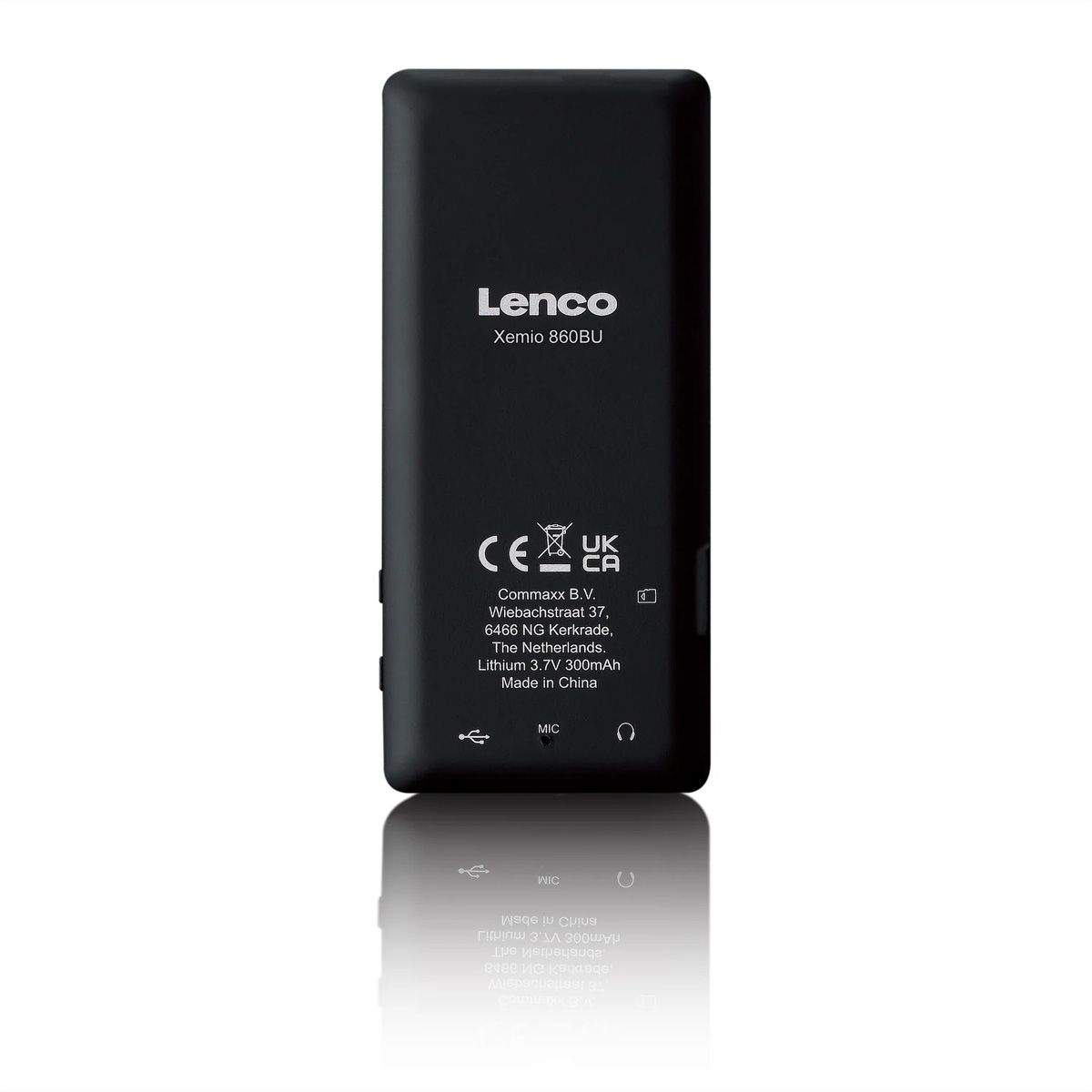 Lenco MP3/MP4-Spieler mit Bluetooth, 8 GB internem Speicher, blau
