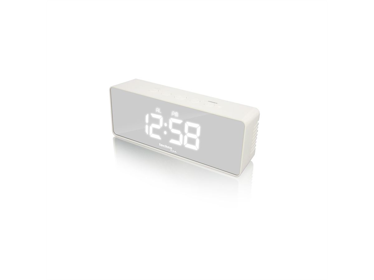 TechnoLine Wecker WT475 Digital, weiss