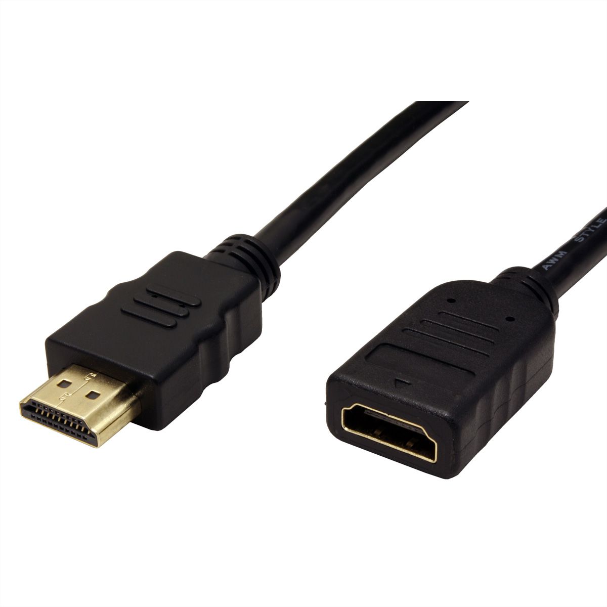 VALUE Câble HDMI High Speed avec Ethernet M/F, 1 m
