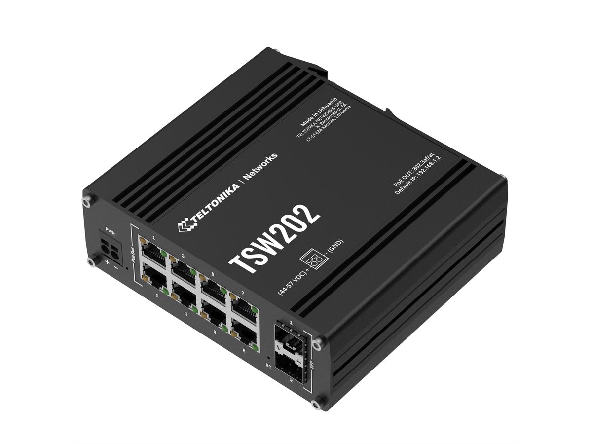 TELTONIKA TSW202 Switch géré PoE+
