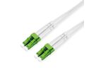 ROLINE LWL-Kabel Duplex, 9/125µm OS2, LC/LC, stahlarmiert, LSOH, weiß, 20 m